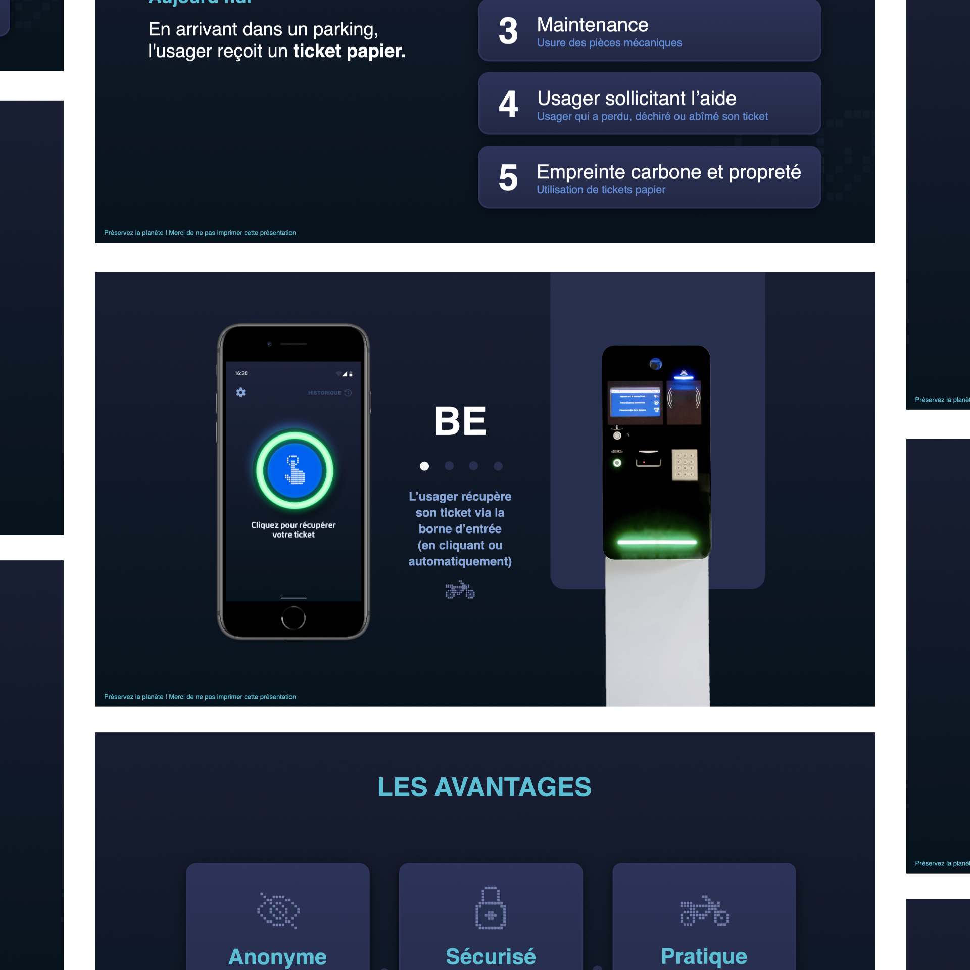 Présentation split screens